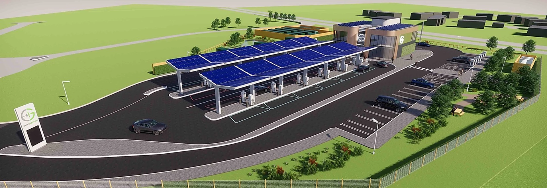 First ever EV only service station to open in summer 2020